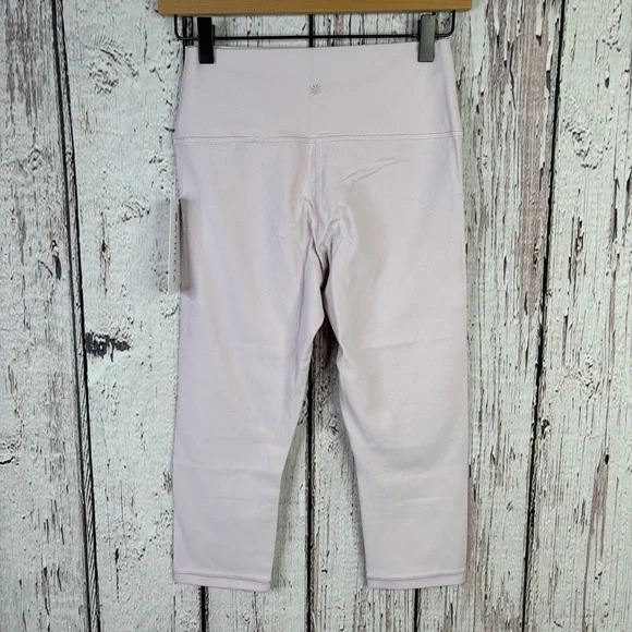 🏷️NWT Athleta Transcend Capri Legging High Rise Lilac Sky Purple Size Medium $79